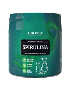 Suplement antyalergiczny Holista Spirulina dla psa i kota 100 g