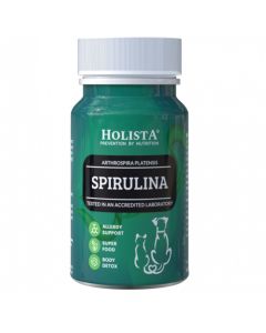 Suplement antyalergiczny Holista Spirulina dla psa i kota 90 tabl.