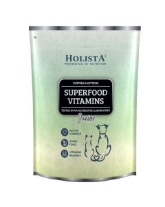 Suplement dla szczeniąt i kociąt Holista Superfood Vitamins Junior 600 g