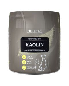 Suplement na trawienie i zęby dla psa i kota Holista Kaolin proszek 70 g