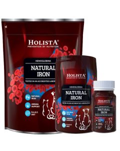 Suplement naturalne żelazo dla psa i kota Holista Natural Iron