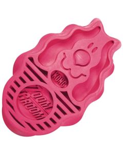 Szczotka dla psa gumowa KONG ZoomGroom Raspberry