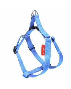 Szelki dla psa spacerowe Champion taśmowe typu step-in - roz. 30 - Błękitne