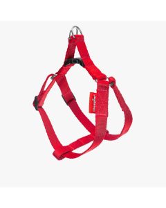 Szelki dla psa spacerowe Champion taśmowe typu step-in - roz. 25 - Czerwone