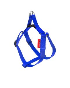 Szelki dla psa spacerowe Champion taśmowe typu step-in - roz. 50 - Niebieskie