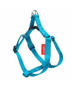 Szelki dla psa spacerowe Champion taśmowe typu step-in - roz. 100 - Turkusowe