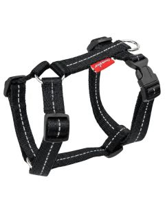 Szelki guard CHAMPION 40, 1,3 cm, czarne odblaskowe