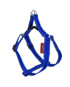 Szelki step-in Champion odblaskowe 2 cm, niebieskie -
