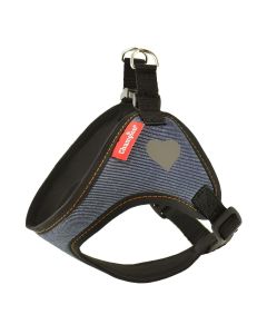 Szelki dla psa spacerowe Champion Komfort typu step-in - roz. 55 - Jeans
