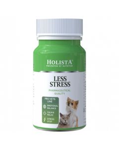 Tabletki dla psów i kotów przeciw objawom niepokoju oraz lęku Holista Less Stress 60 tabl.