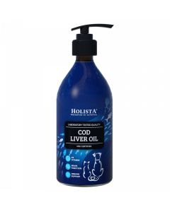 Tran z dorsza dla psa i kota Holista Cod liver Oil 500 ml