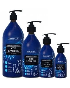 Tran z dorsza dla psa i kota Holista Cod liver Oil