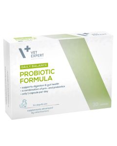 Vet Expert Probiotic Formula 30 kaps. przód opakowania