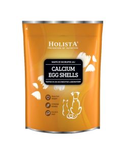 Wapń ze skorupek jaj proszek dla psów i kotów Holista Calcium Egg Shells 1000 mg