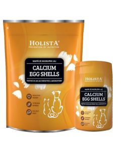 Wapń ze skorupek jaj proszek dla psów i kotów Holista Calcium Egg Shells